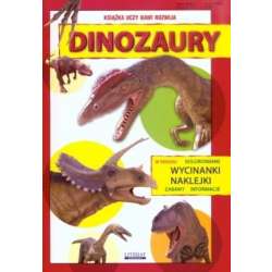 Wycinanki, kolorowanki i naklejki. Dinozaury
