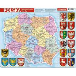 Puzzle ramkowe - Polska administracyjna - 1