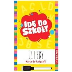 Idę do szkoły. Litery. Karty do kaligrafii - 1