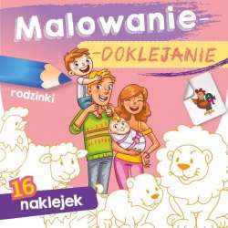 Malowanie-doklejanie. Rodzinki - 1