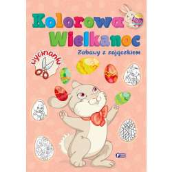 Kolorowa Wielkanoc Zabawy z zajączkiem