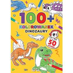 100+ Kolorowanek. Dinozaury - 1