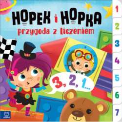 Książka Hopek i Hopka - przygoda z liczeniem. Interaktywna książeczka dla dzieci. (9788381063746)
