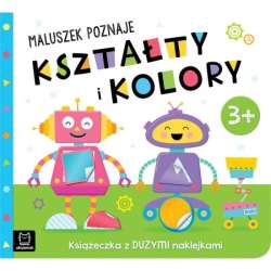 Maluszek poznaje kształty i kolory. Książeczka z dużymi naklejkami 3+ (9788381069465) - 1