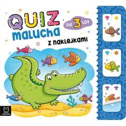 Quiz malucha z naklejkami od 3 lat (9788381069960) - 1