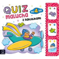 Quiz malucha z naklejkami od 4 lat (9788381069977) - 1