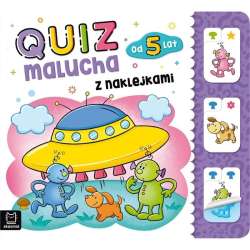 Quiz malucha z naklejkami od 5 lat (9788381069984) - 1