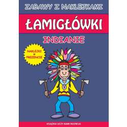 Łamigłówki. Indianie. Naklejki w prezencie