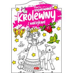 Królewny. Kolorowanka z naklejkami - 1