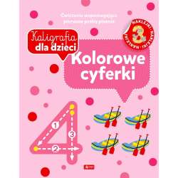 Kaligrafia dla dzieci. Kolorowe cyferki