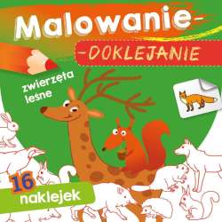 Malowanie-doklejanie. Zwierzęta leśne - 1