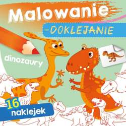 Malowanie-doklejanie. Dinozaury - 1