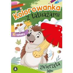 Kolorowanka z tatuażami. Zwierzęta leśne - 1