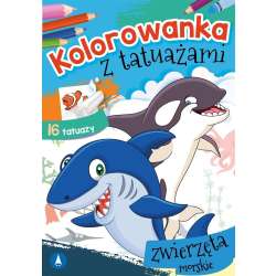 Kolorowanka z tatuażami. Zwierzęta morskie - 1
