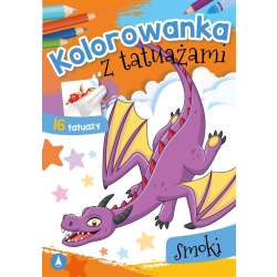 Kolorowanka z tatuażami. Smoki