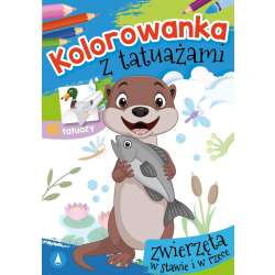 Kolorowanka z tatuażami. Zwierzęta w stawie