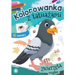 Kolorowanka z tatuażami. Zwierzęta miejskie - 1