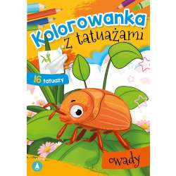 Kolorowanka z tatuażami. Owady - 1