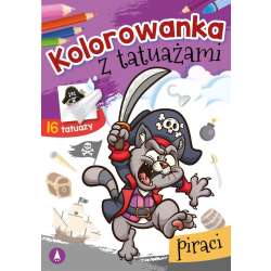 Kolorowanka z tatuażami. Piraci - 1