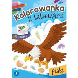 Kolorowanka z tatuażami. Ptaki - 1