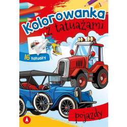 Kolorowanka z tatuażami. Pojazdy - 1