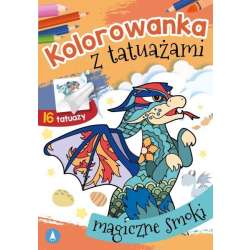 Kolorowanka z tatuażami. Magiczne smoki - 1