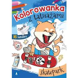 Kolorowanka z tatuażami. Skatepark