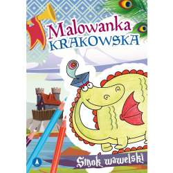 Malowanka krakowska. Smok wawelski - 1