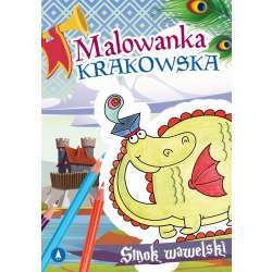 Malowanka krakowska. Smok wawelski