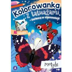 Kolorowanka z tatuażami. Motyle - 1