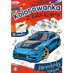 Kolorowanka z tatuażami. Samochody wyścigowe - 1