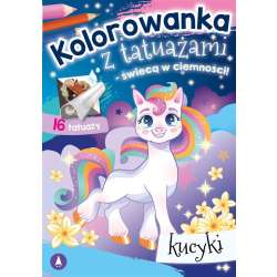 Kolorowanka z tatuażami. Kucyki - 1