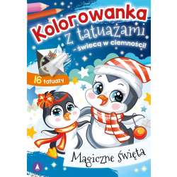 Kolorowanka z tatuażami - świecą w ciemności! - 1