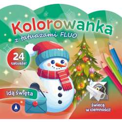 Kolorowanka z tatuażami flou Idą święta