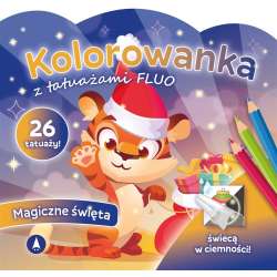 Kolorowanka z tatuażami flou Magiczne święta - 1