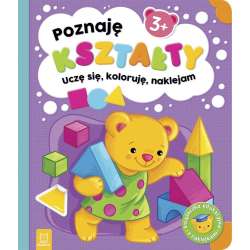 Poznaję kształty. Uczę się, koloruję, naklejam (9788382130645) - 1