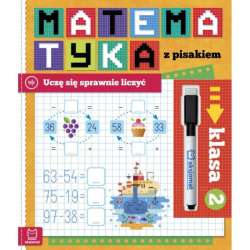 Książka Matematyka z pisakiem. Uczę się sprawnie liczyć. Klasa 2 (9788382130768) - 1