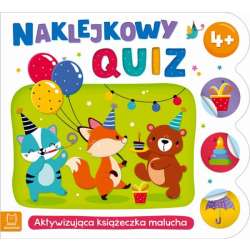 Naklejkowy quiz 4+. Aktywizująca książeczka malucha (9788382130850) - 1