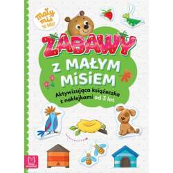 Książka Zabawy z małym misiem. Aktywizująca książeczka z naklejkami od 3 lat (9788382133455) - 1