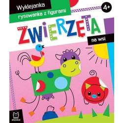 Wyklejanka, rysowanka z figurami. Zwierzęta na wsi (9788382133530) - 1