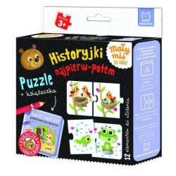 Książeczka Mały Miś to lubi! 3+ Historyjki najpierw-potem. Puzzle + książeczka (9788382134742) - 1