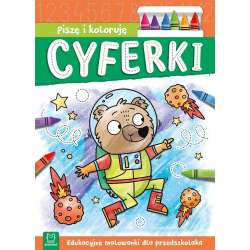 Piszę i koloruję. Cyferki. Edukacyjne malowanki.. (9788382135336)