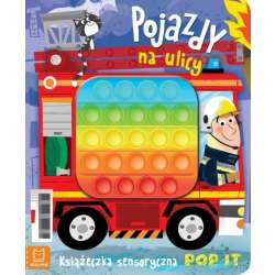 Książeczka sensoryczna POP IT. Pojazdy na ulicy. (9788382135725) - 1