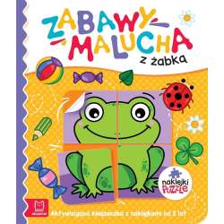 Zabawy malucha z żabką. Aktywizująca książeczka (9788382136302) - 1