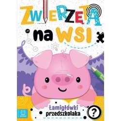 Zwierzęta na wsi. Łamigłówki przedszkolaka (9788382136883) - 1