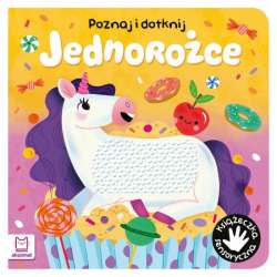 Książeczka sensoryczna. Poznaj i dotknij. Jednorożce. (9788382137231) - 1