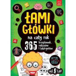 Książeczka Łamigłówki na cały rok. 365 krzyżówek, rebusów i labiryntów. Zielona (9788382138023)