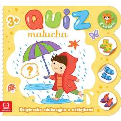 Quiz malucha. Książeczka edukacyjna z naklejkami.. (9788382138283) - 1