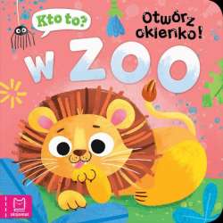 Książeczka Kto to? Otwórz okienko! W zoo (9788382138924) - 1