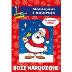 Boże Narodzenie. Naklejam i koloruję